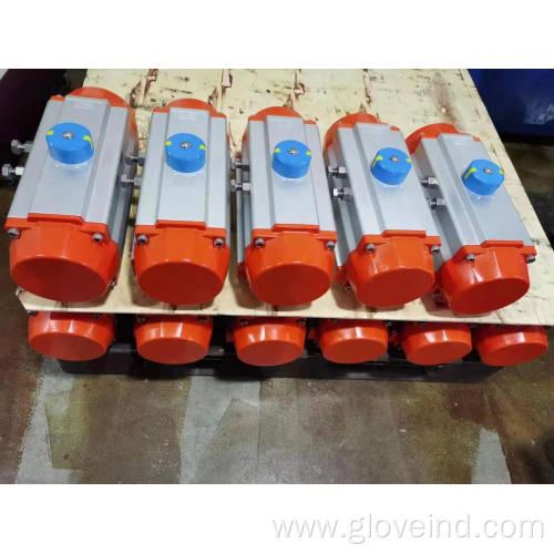 SS304 ball valve pneumatic actuator customized fluid control